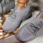 Women's Breathable Lace-Up Sneakers for Spring