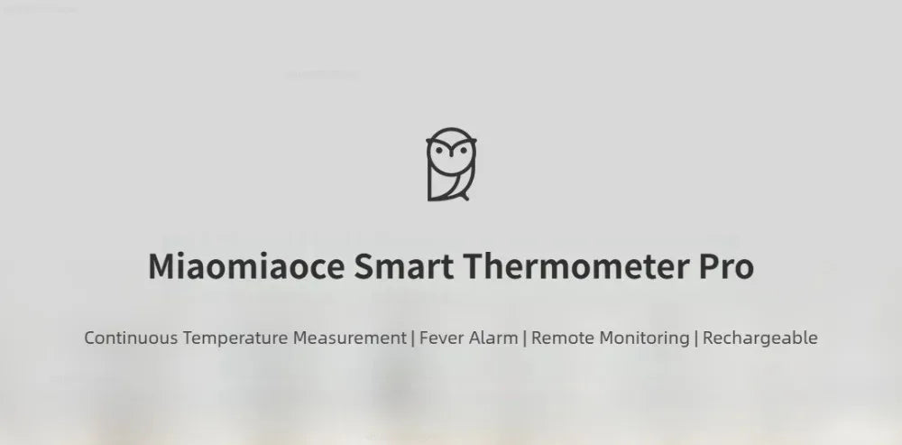 Miaomiaoce Smart Thermometer Pro with Fever Alarm