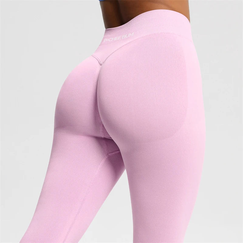Women Seamless Bum Shaping Leggings Fitness Pants