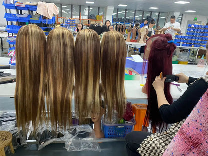 Blonde Ombre Brazilian Human Hair Lace Front Wig