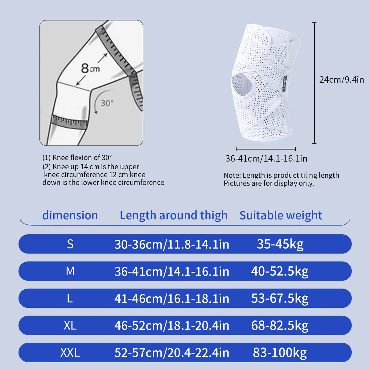 Nylon Knee Pads for Basketball and Daily Sports