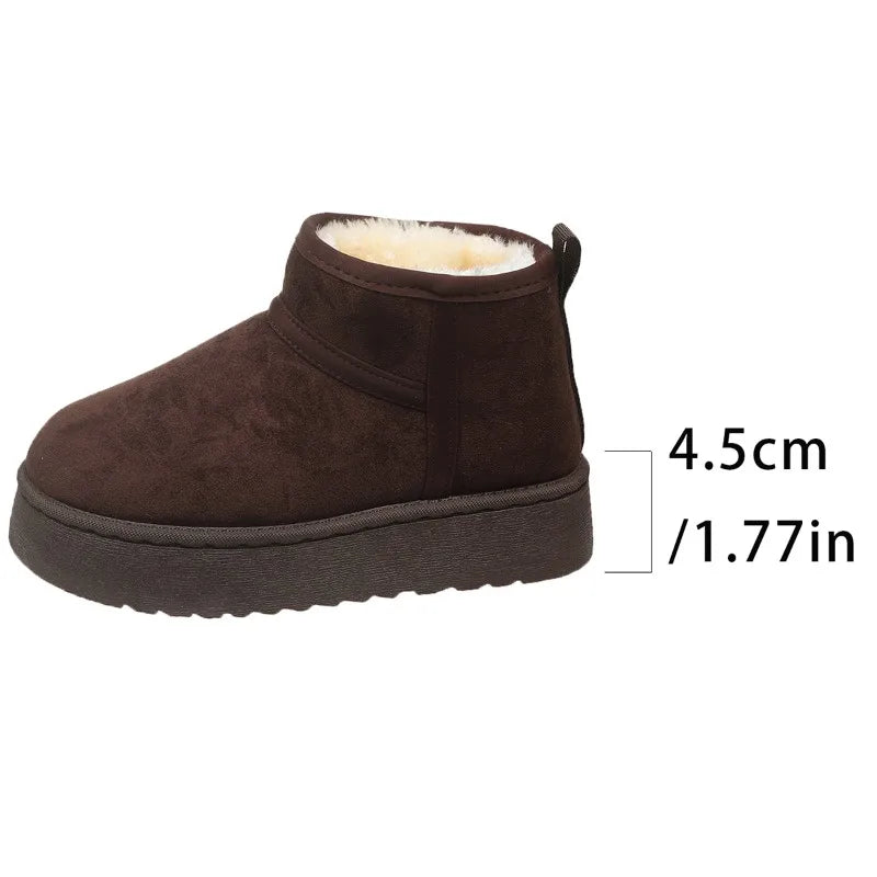 Sheepskin Wool Low-Cut Warm Comfortable Boots for Women