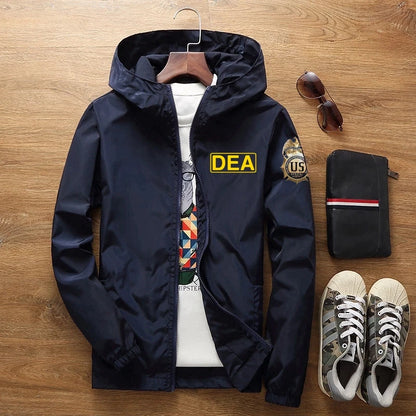 Ultra Light Men's Hooded Windbreaker Jacket