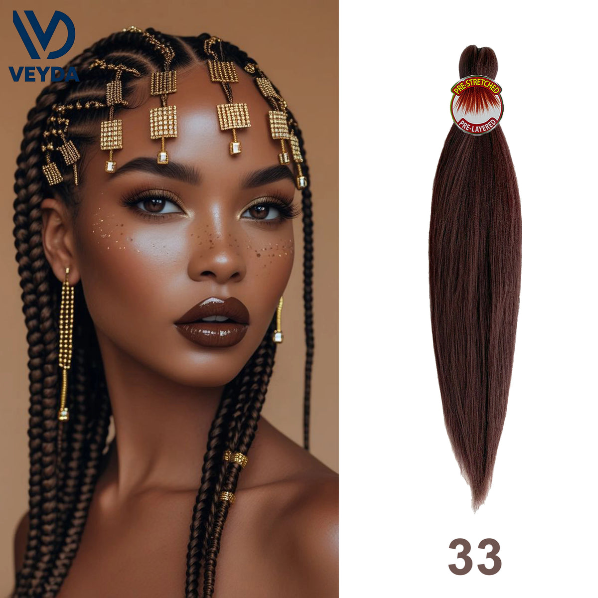 26 Inch Kanekalon Jumbo Box Crochet Hair Extensions