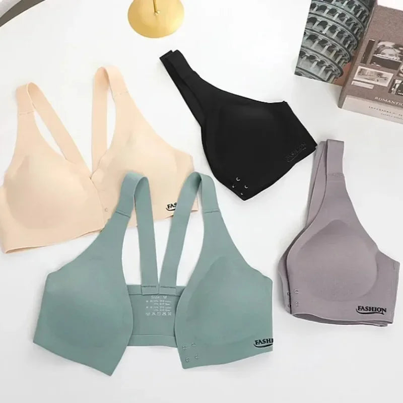 Plus Size Front Closure Sports Bra for Women