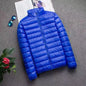 Men's Ultra Light Duck Down Hooded Winter Jacket 5XL