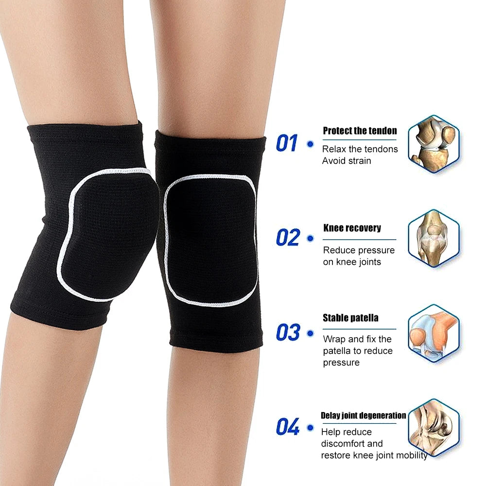 Soft Breathable Volleyball Knee Pads for Sports