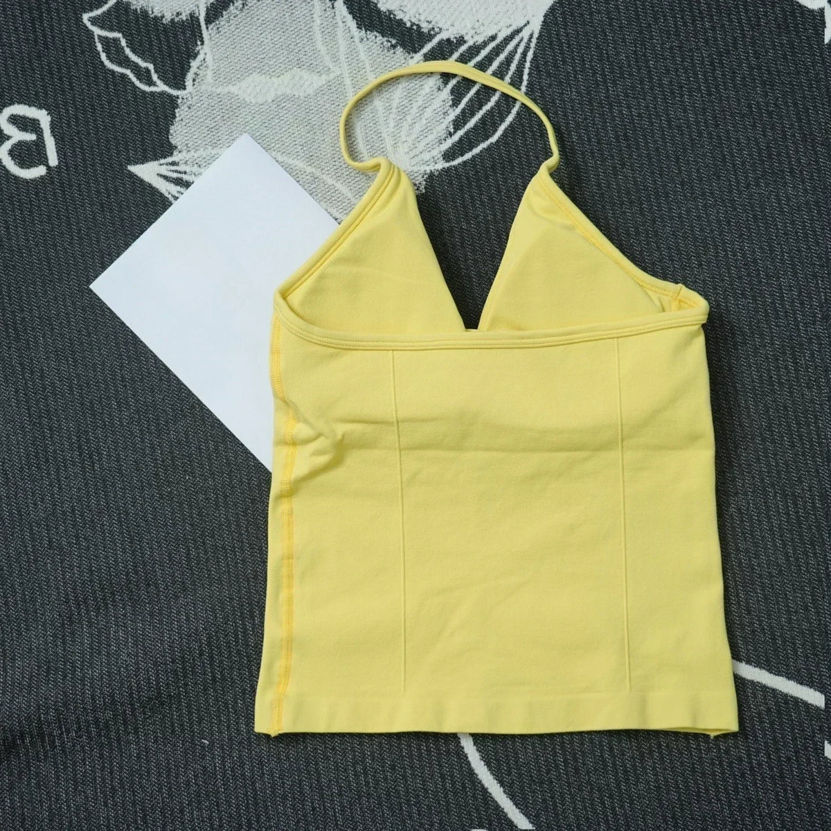 Seamless Lace-Up Bra and Shorts Yoga Set for Women