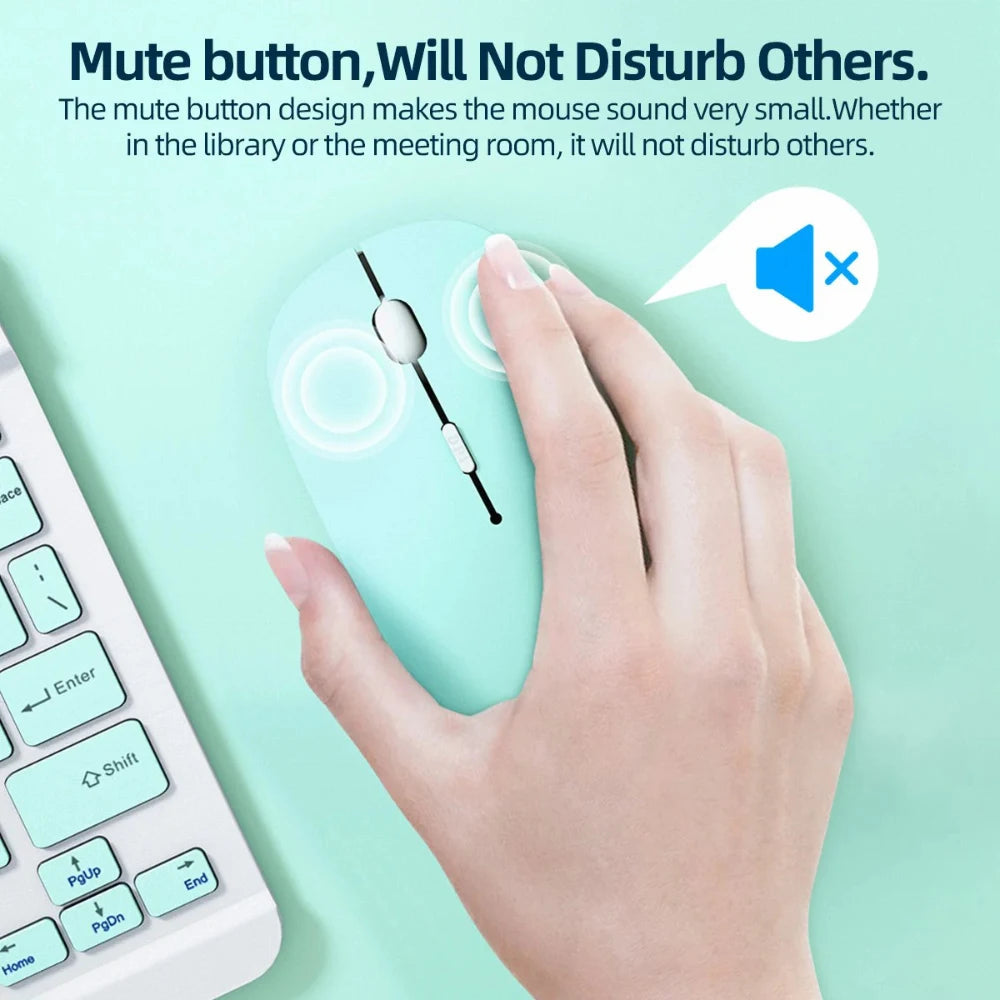 Wireless Bluetooth Gaming Mouse for MacBook and iPad