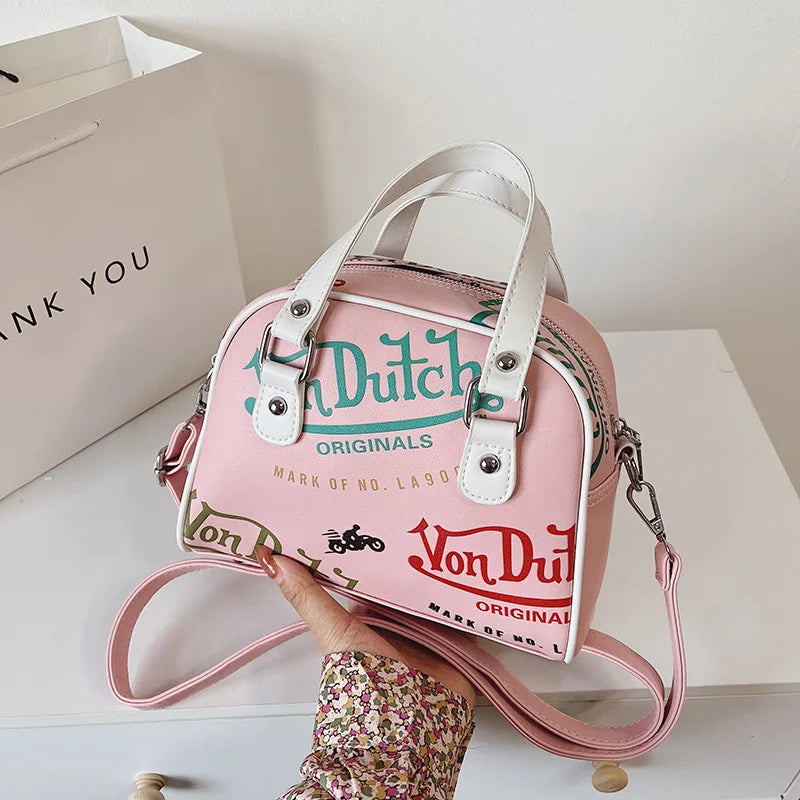 Large Capacity Crossbody Bag for Women Retro Design