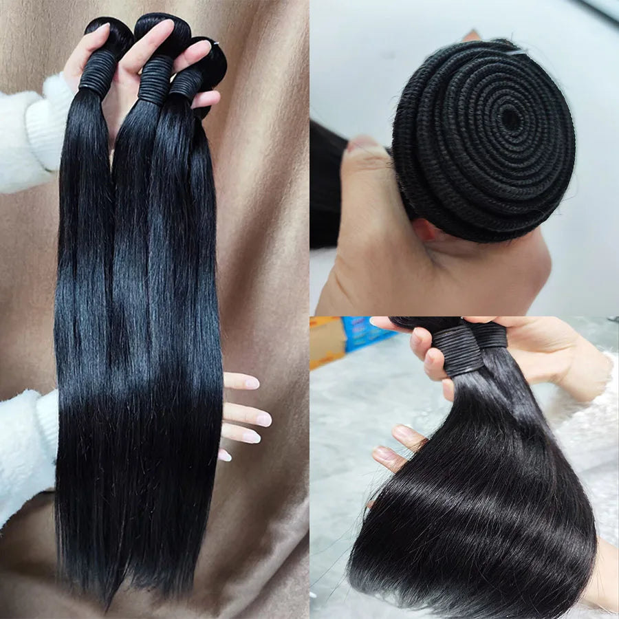 26 Inch Brazilian Raw Human Hair Weave Bundles