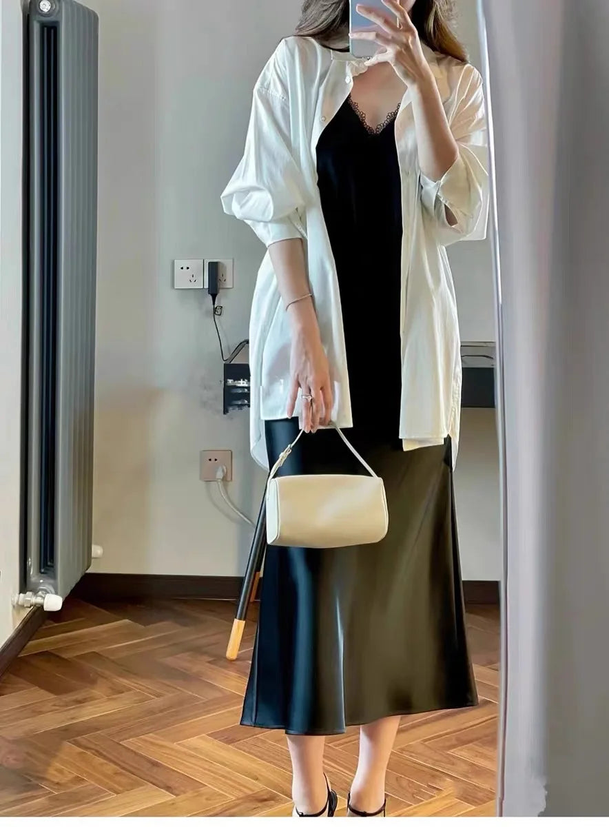 Soft Cowhide Mini Crossbody Bag with Split Leather