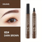 Waterproof Microblading Eyebrow Pen with 4 Split Head
