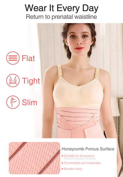 3in1 Postpartum Belly Band for Women
