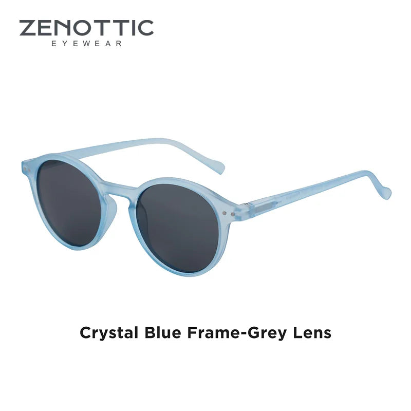 ZENOTTIC Retro Circular Polarized Sunglasses S Size