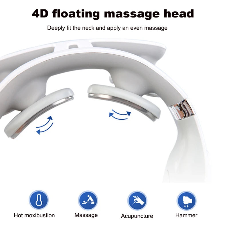 Heated Vibrating Neck Massage Pillow