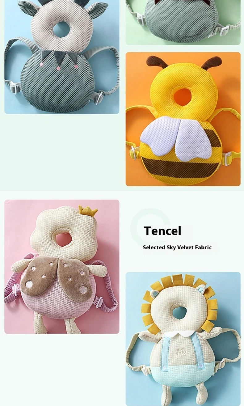 AIBEDILA Baby Anti-Fall Head Back Protector Pillow