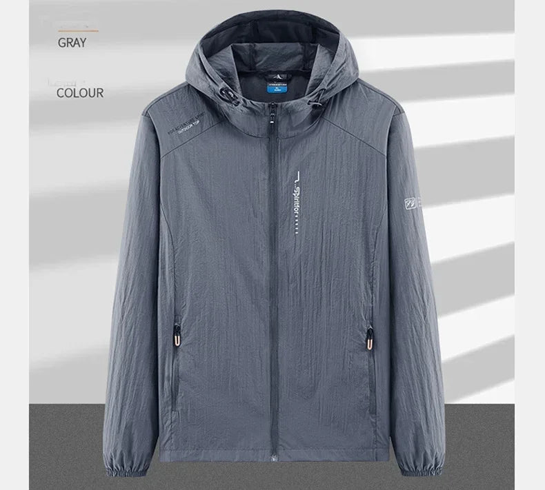 Men's UV Protection Quick Dry Windbreaker Jacket