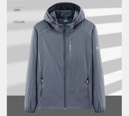 Men's UV Protection Quick Dry Windbreaker Jacket