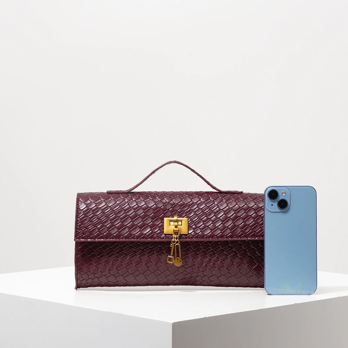 Burgundy Vintage Purse for Women