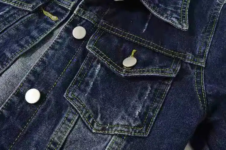 Women Cotton Denim Jacket Casual Spring Autumn Coat