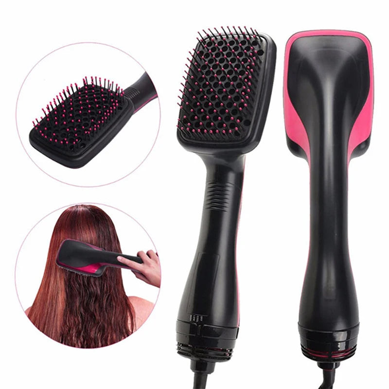 One Step Negative Ion Hair Dryer Brush and Curler