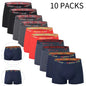 Men's Black Gold Printed Boxer Underwear 5/10 Pack