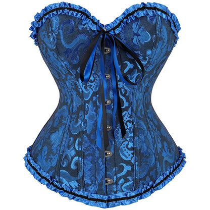 Gothic Lace Up Corset Shapewear for Women