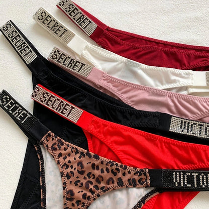 Sexy Pink Tencel Lingerie Bra and Brief Set