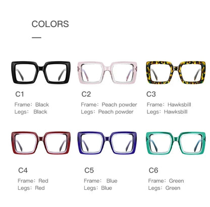Trendy Square Large Frame Reading Glasses for Women