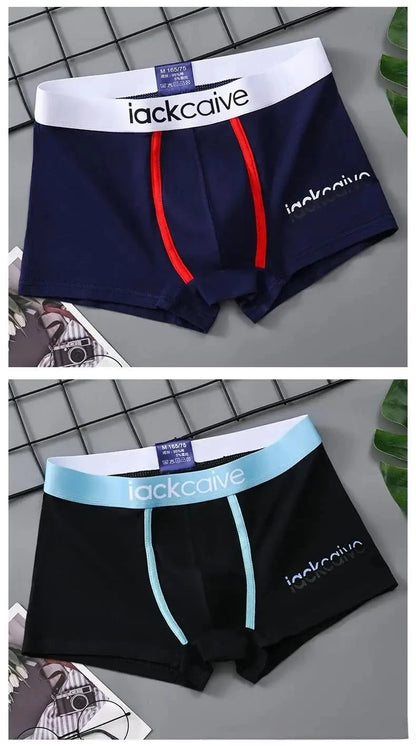 Cotton Boxer Shorts for Men 3Pcs Breathable Underwear