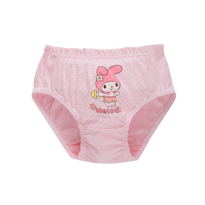 Cotton Girls Briefs with Cartoon Characters