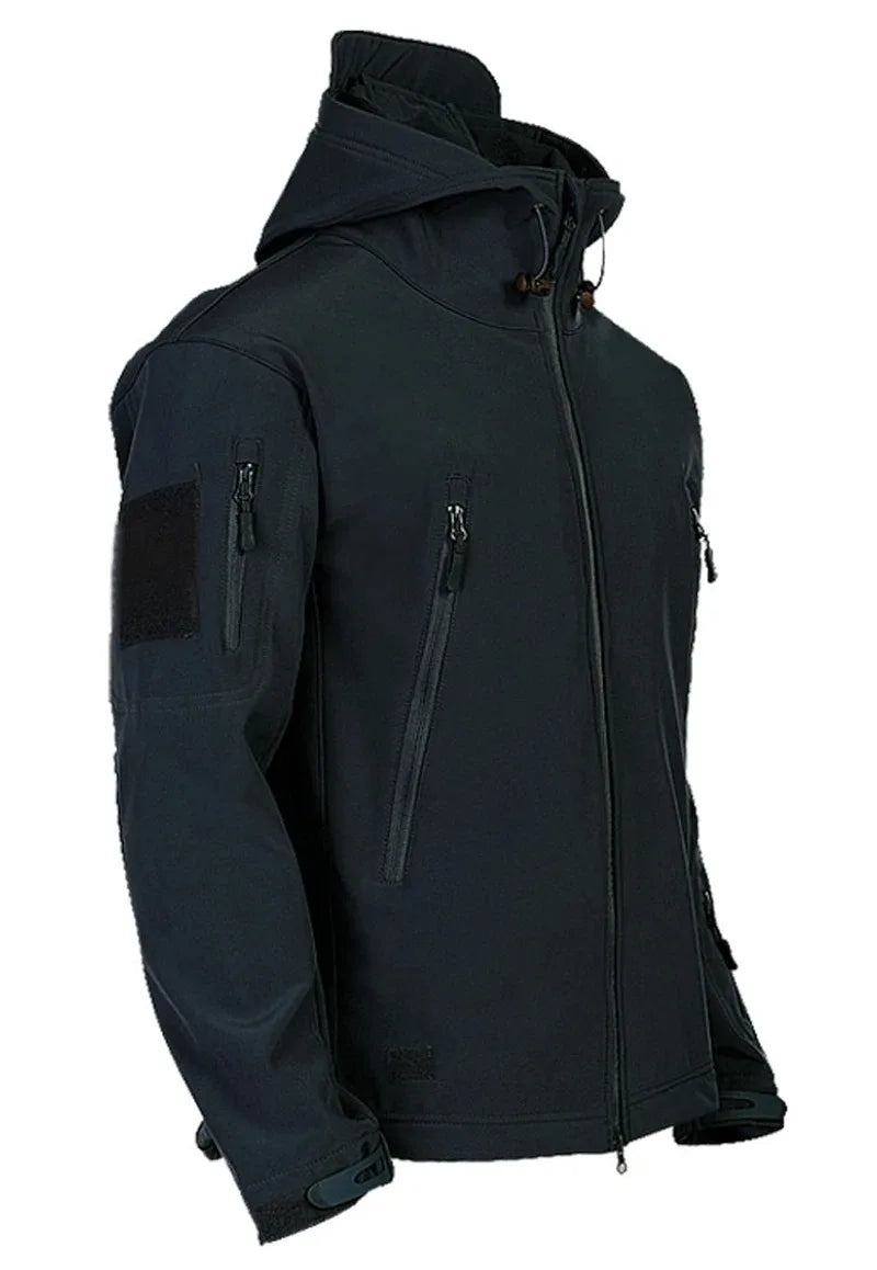 Men's Hooded Tactical Waterproof Bomber Jacket