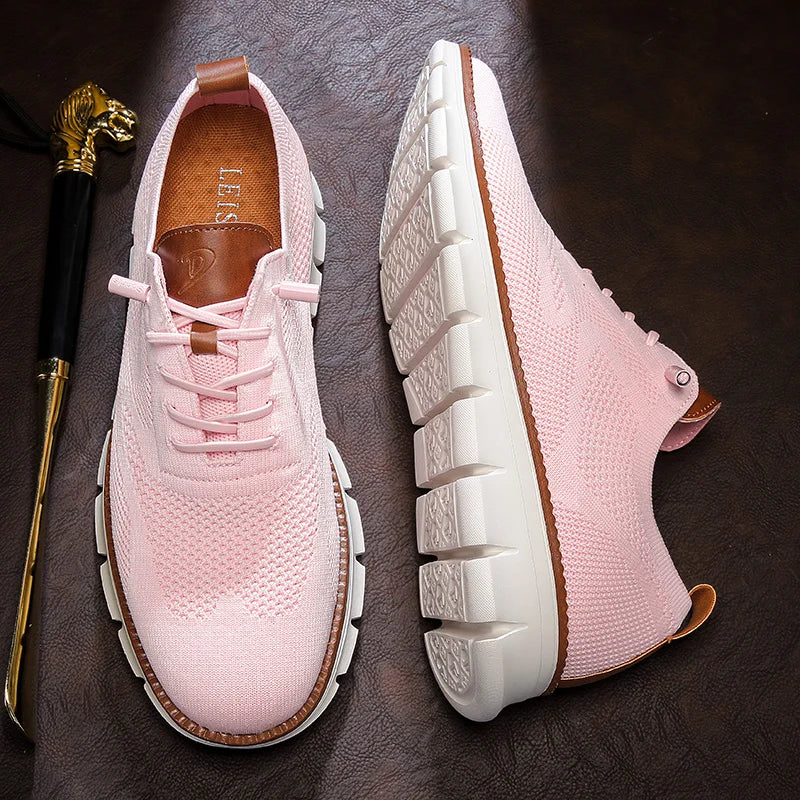 Men's Large Casual Fly-Weave Mesh Sports Shoes