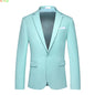 Bright Green Men's Blazer, Polyester Slim Fit Jacket