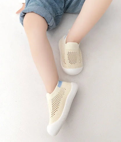 Breathable Mesh Knit Baby Sneakers for Toddlers