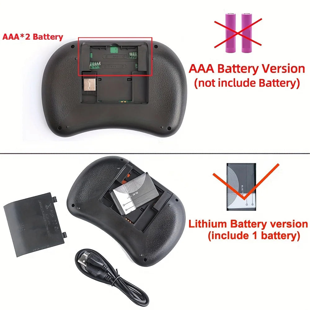 Wireless Air Mouse with Touchpad Keyboard