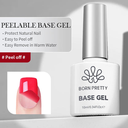 BORN PRETTY 10ml Rubber Gel Top Coat for Nails