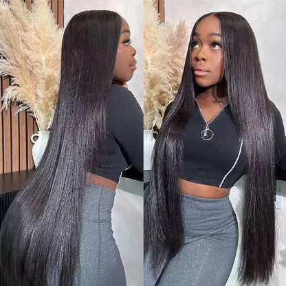 Brazilian Virgin Hair Straight Bundles Natural Black 26 28 30 Inch