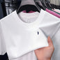 Cotton Men's Short Sleeve T-Shirt Casual Round Neck