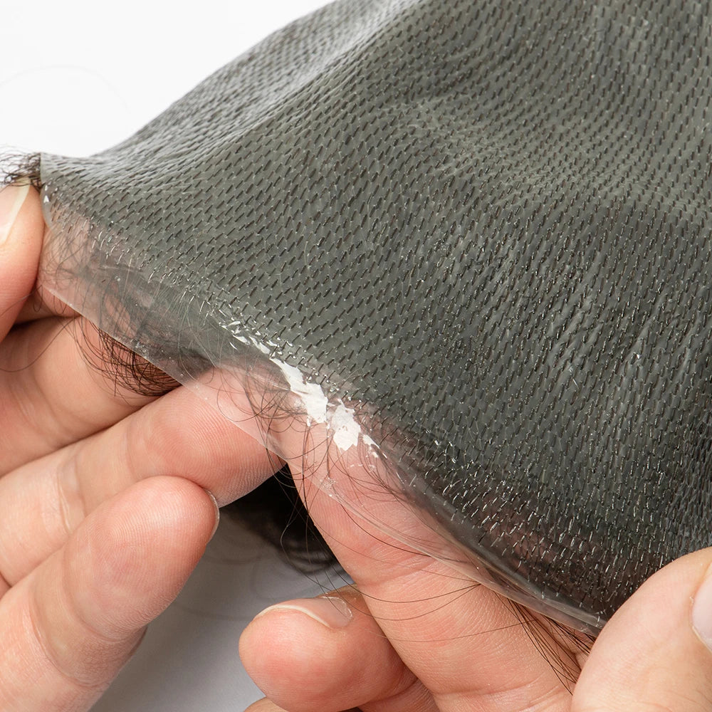 Thin Skin 0.03mm Natural Hair Toupee for Men