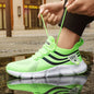 Men's Breathable Lightweight Black Running Sneakers