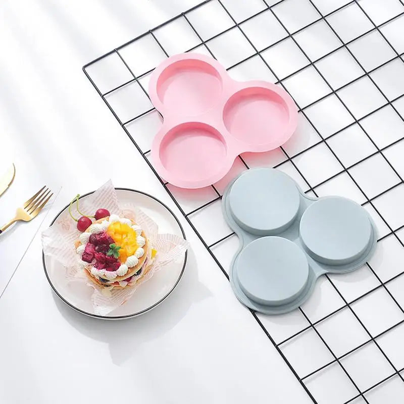 Silicone Air Fryer Egg Mold 3 Cavity Non-Stick