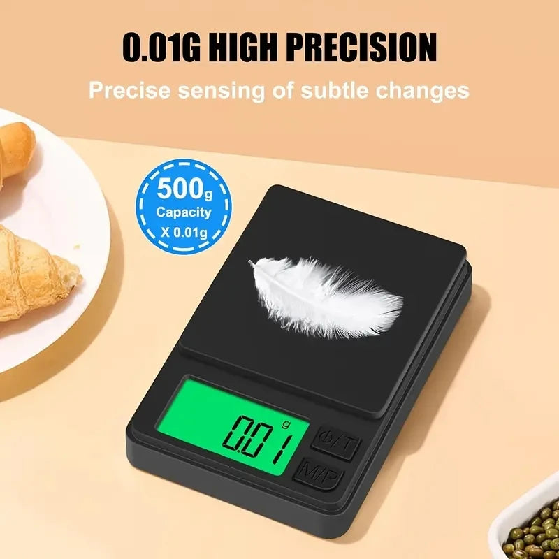 Mini High-Precision LCD Digital Pocket Scale 1kg/500g