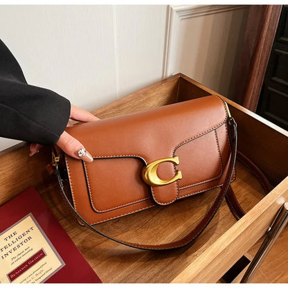 Women's Solid Color Small Square Shoulder Bag
