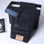 Men's Blue Straight Denim Jeans Lightweight Casual Trousers
