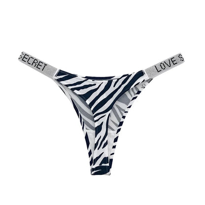 Low Waist G-String Panties for Women in Polyester