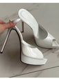 Women's Open Toe Stiletto Slippers for Summer