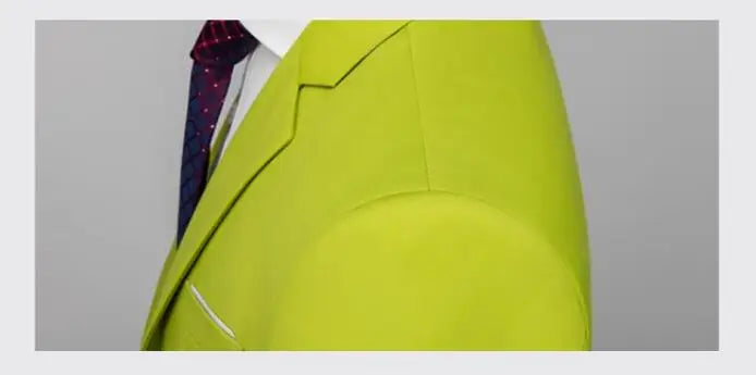 Men's Solid Color Formal Suit Jacket Slim Fit Blazer