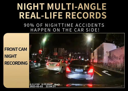 4 Lens 1080P Car DVR Video Recorder with Rear View Camera